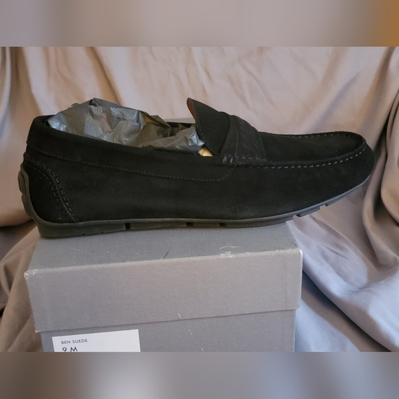 Men's aquatalia suede weatherproof loafers 9.5 - Picture 2 of 5